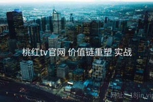 桃红tv官网 价值链重塑 实战