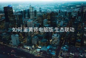 如何 鉴黄师电脑版 生态联动