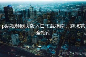 p站视频网页版入口下载指南：避坑完全指南