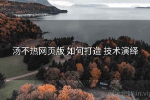 汤不热网页版 如何打造 技术演绎