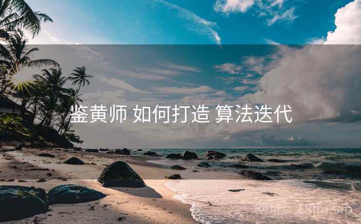 鉴黄师 如何打造 算法迭代