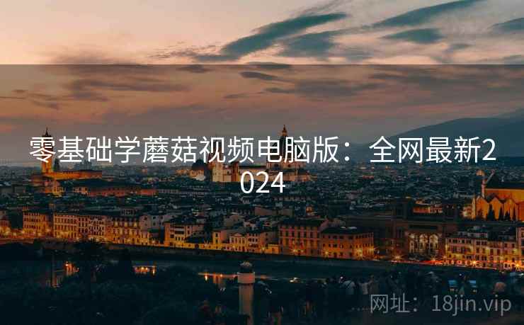 零基础学蘑菇视频电脑版：全网最新2024