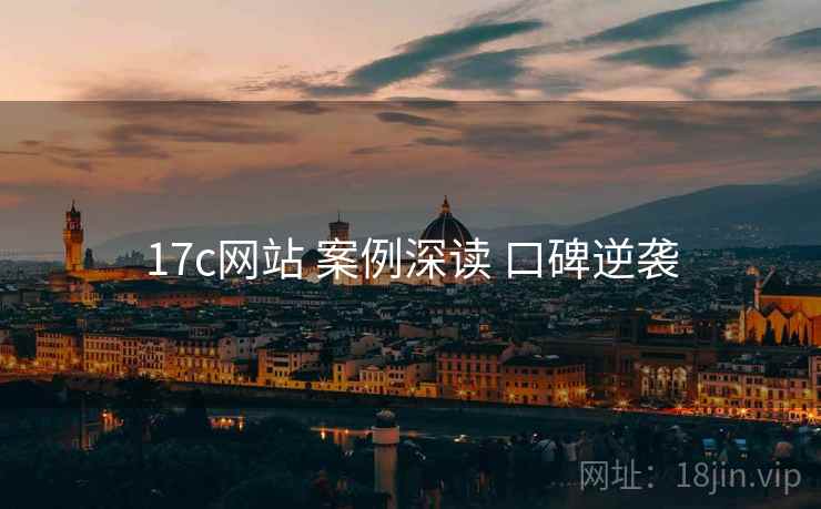17c网站 案例深读 口碑逆袭