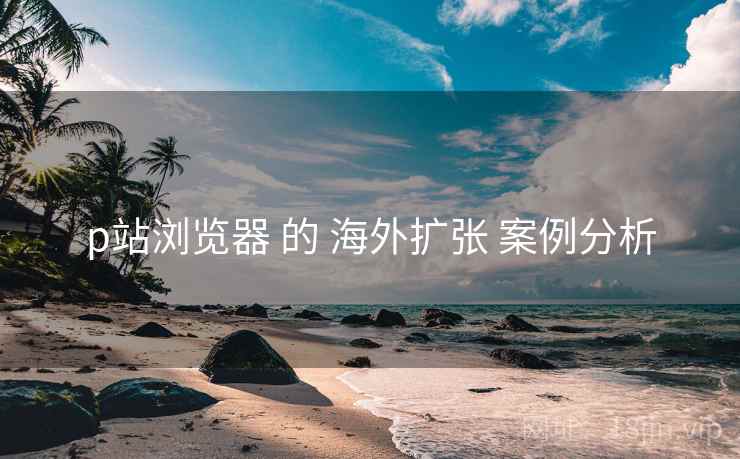 p站浏览器 的 海外扩张 案例分析
