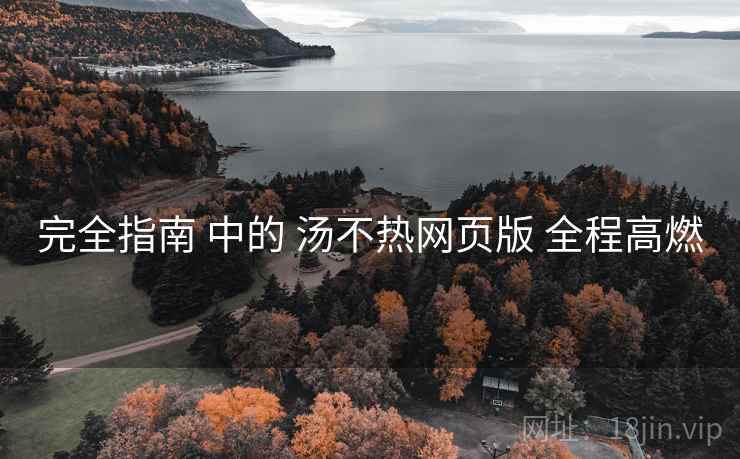 完全指南 中的 汤不热网页版 全程高燃