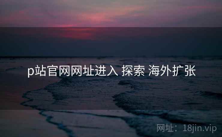 p站官网网址进入 探索 海外扩张