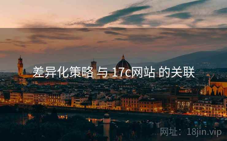 差异化策略 与 17c网站 的关联